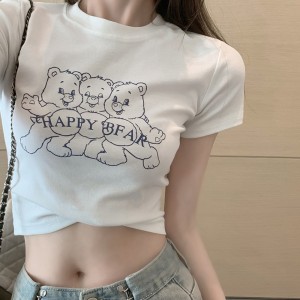 [NU243]해피베어 큐트 반팔 티셔츠